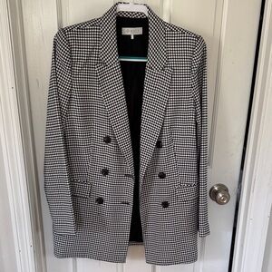 Wayf Monochrome Houndstooth Blazer